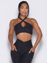 Cross Over Halter Bra