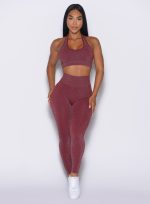 Shimmer V Back Leggings