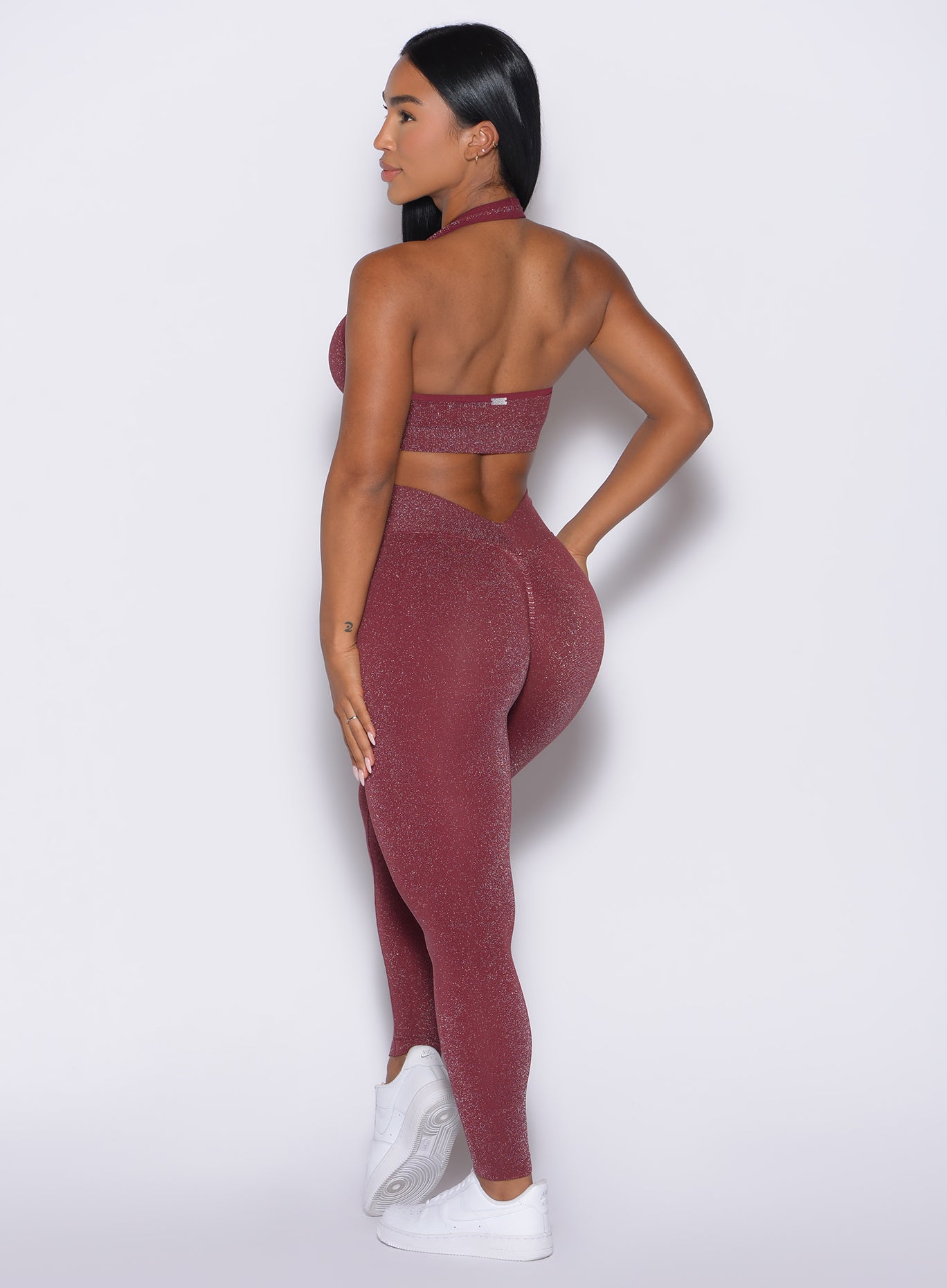 Shimmer V Back Leggings - Image 2